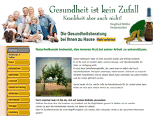 Tablet Screenshot of heilpraktiker-mueller-giessen.de